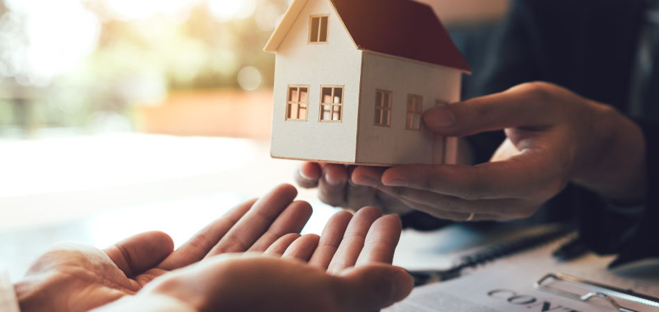 A model home given from one person to another